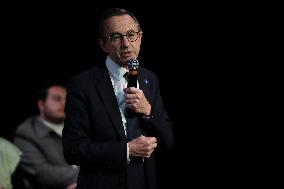 Bruno Retailleau At Public Meeting - Bry Sur Marne