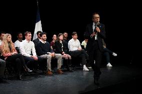 Bruno Retailleau At Public Meeting - Bry Sur Marne