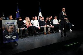 Bruno Retailleau At Public Meeting - Bry Sur Marne