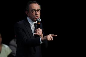 Bruno Retailleau At Public Meeting - Bry Sur Marne