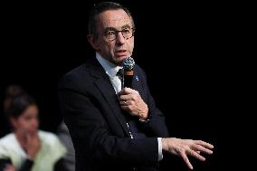 Bruno Retailleau At Public Meeting - Bry Sur Marne