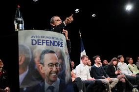 Bruno Retailleau At Public Meeting - Bry Sur Marne
