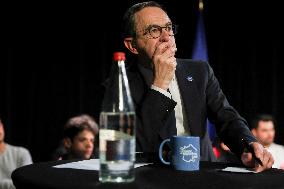 Bruno Retailleau At Public Meeting - Bry Sur Marne