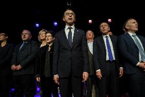 Bruno Retailleau At Public Meeting - Bry Sur Marne