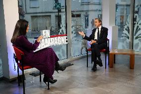 Apolline De Malherbe Interviews Bruno Retailleau - Bry Sur Marne