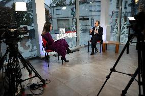 Apolline De Malherbe Interviews Bruno Retailleau - Bry Sur Marne