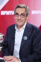 Exclusive - Serge Papin On RMC/BFMTV - Paris