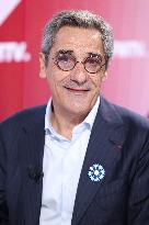 Exclusive - Serge Papin On RMC/BFMTV - Paris