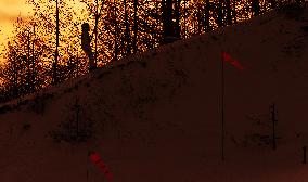 Training Session of Freestyle Skiing Aerials - China