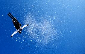 Training Session of Freestyle Skiing Aerials - China