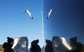 Training Session of Freestyle Skiing Aerials - China