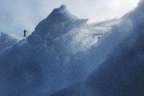 Training Session of Freestyle Skiing Aerials - China