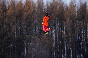 Training Session of Freestyle Skiing Aerials - China