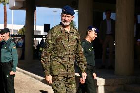 King Felipe VI Visits Civil Guard Maritime Unit - Cadiz