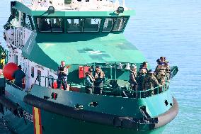 King Felipe VI Visits Civil Guard Maritime Unit - Cadiz