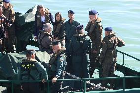 King Felipe VI Visits Civil Guard Maritime Unit - Cadiz
