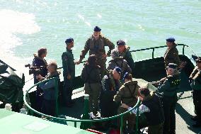King Felipe VI Visits Civil Guard Maritime Unit - Cadiz