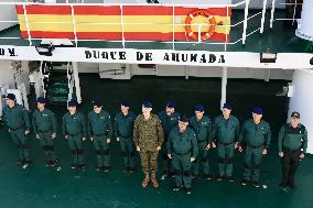 King Felipe VI Visits Civil Guard Maritime Unit - Cadiz