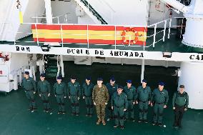 King Felipe VI Visits Civil Guard Maritime Unit - Cadiz
