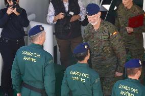 King Felipe VI Visits Civil Guard Maritime Unit - Cadiz