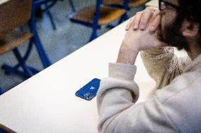 Edouard Geffray visit Gustave Ferrie High School - Paris AJ