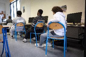 Edouard Geffray visit Gustave Ferrie High School - Paris AJ