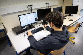 Edouard Geffray visit Gustave Ferrie High School - Paris AJ