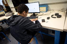 Edouard Geffray visit Gustave Ferrie High School - Paris AJ