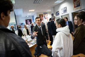 Edouard Geffray visit Gustave Ferrie High School - Paris AJ