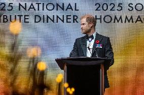 Prince Harry at True Patriot Love's National Tribute Dinner - Toronto