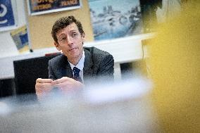 Edouard Geffray visit Gustave Ferrie High School - Paris AJ