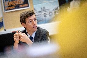 Edouard Geffray visit Gustave Ferrie High School - Paris AJ