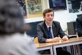 Edouard Geffray visit Gustave Ferrie High School - Paris AJ