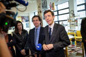 Edouard Geffray visit Gustave Ferrie High School - Paris AJ
