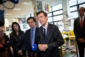 Edouard Geffray visit Gustave Ferrie High School - Paris AJ