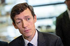 Edouard Geffray visit Gustave Ferrie High School - Paris AJ