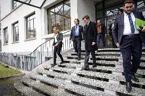 Edouard Geffray visit Gustave Ferrie High School - Paris AJ