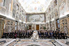 Pope Leo XIV Private Audience - Vatican