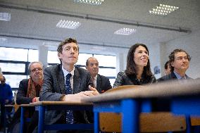 Edouard Geffray visit Gustave Ferrie High School - Paris AJ