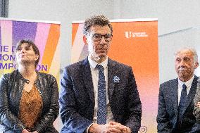 Minister Philippe Baptiste Visits Champollion University In Albi - France