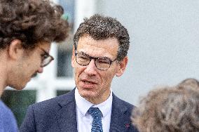 Minister Philippe Baptiste Visits Champollion University In Albi - France