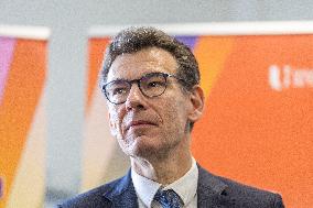 Minister Philippe Baptiste Visits Champollion University In Albi - France