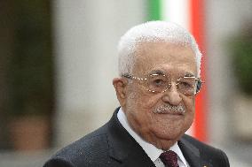 Giorgia Meloni Receives Palestinian Authority President - Rome
