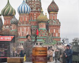 Outdoor Exhibition Commemorating Military Parade - Moscow