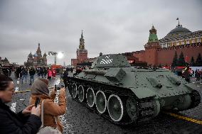 Outdoor Exhibition Commemorating Military Parade - Moscow