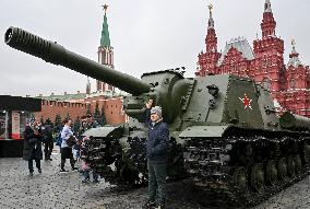 Outdoor Exhibition Commemorating Military Parade - Moscow