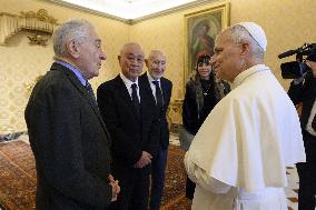 Pope Leo XIV Meets with Robert De Niro - Vatican
