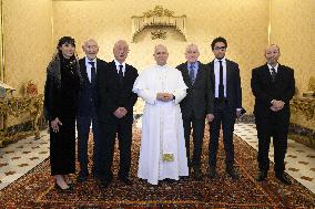 Pope Leo XIV Meets with Robert De Niro - Vatican
