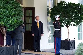 Donald Trump greets Viktor Orban - Washington