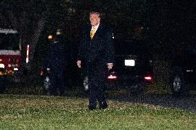 Trump Departs for Palm Beach, FL